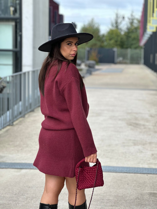 Ensemble maille Bordeaux Mila