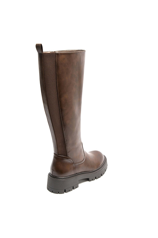 Boots élastique Jade Brown(5825)