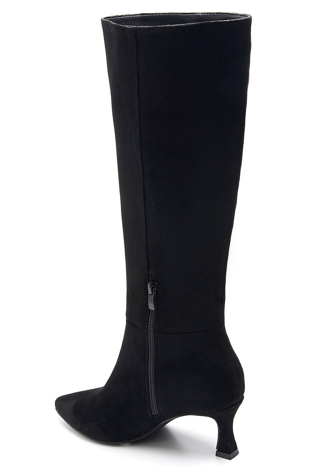 Boot daim petit talon Noir (9586)