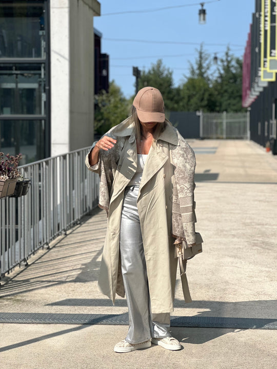 Trench coats en Jean beige