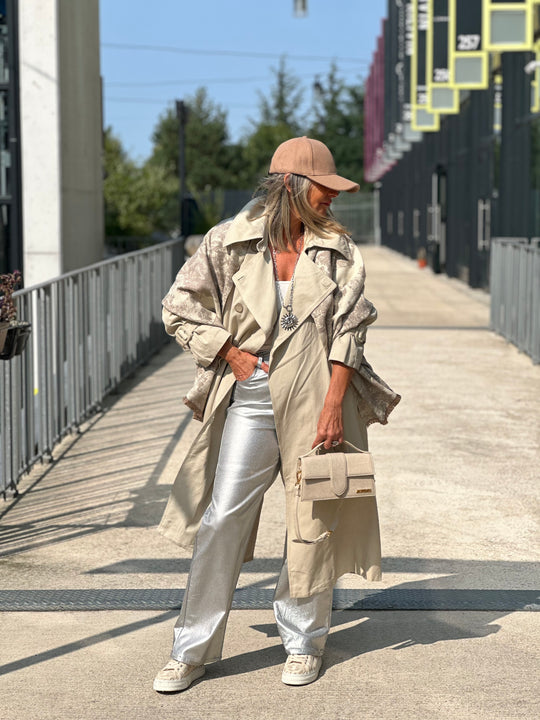 Trench coats en Jean beige