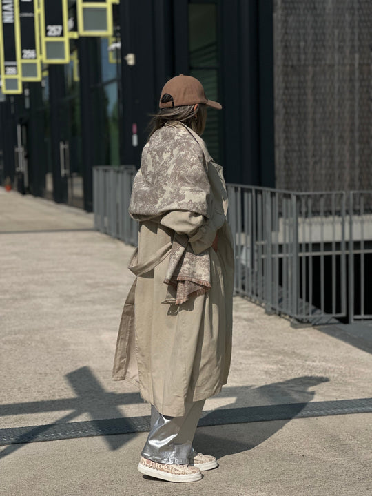 Trench coats en Jean beige