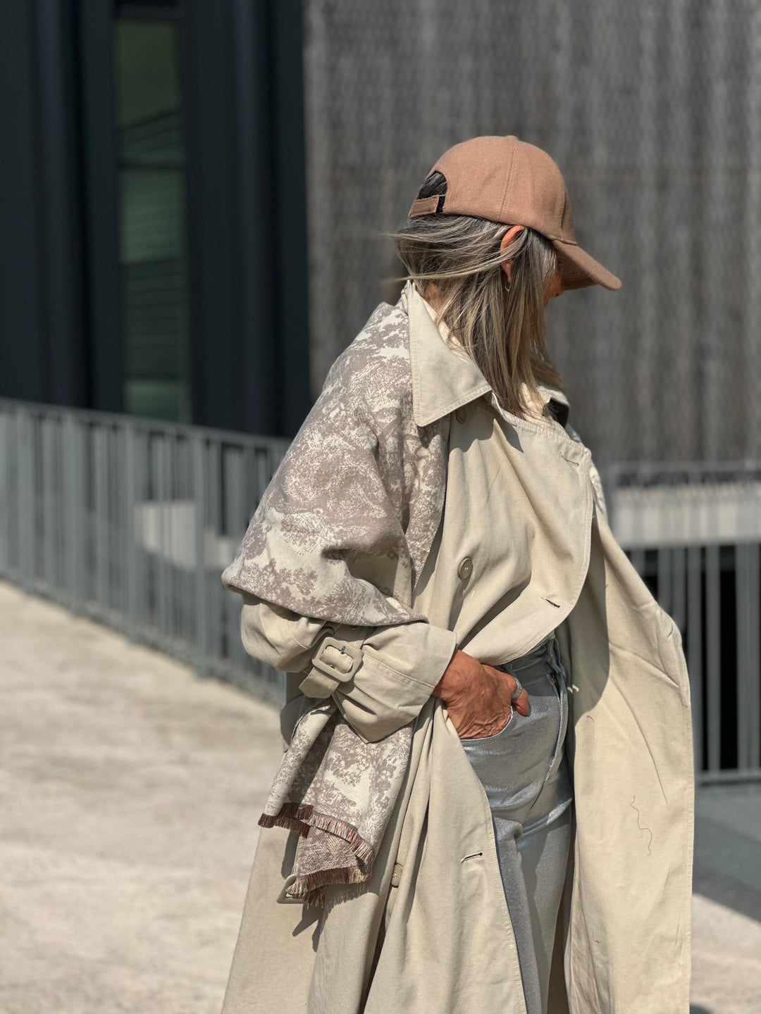 Trench coats en Jean beige