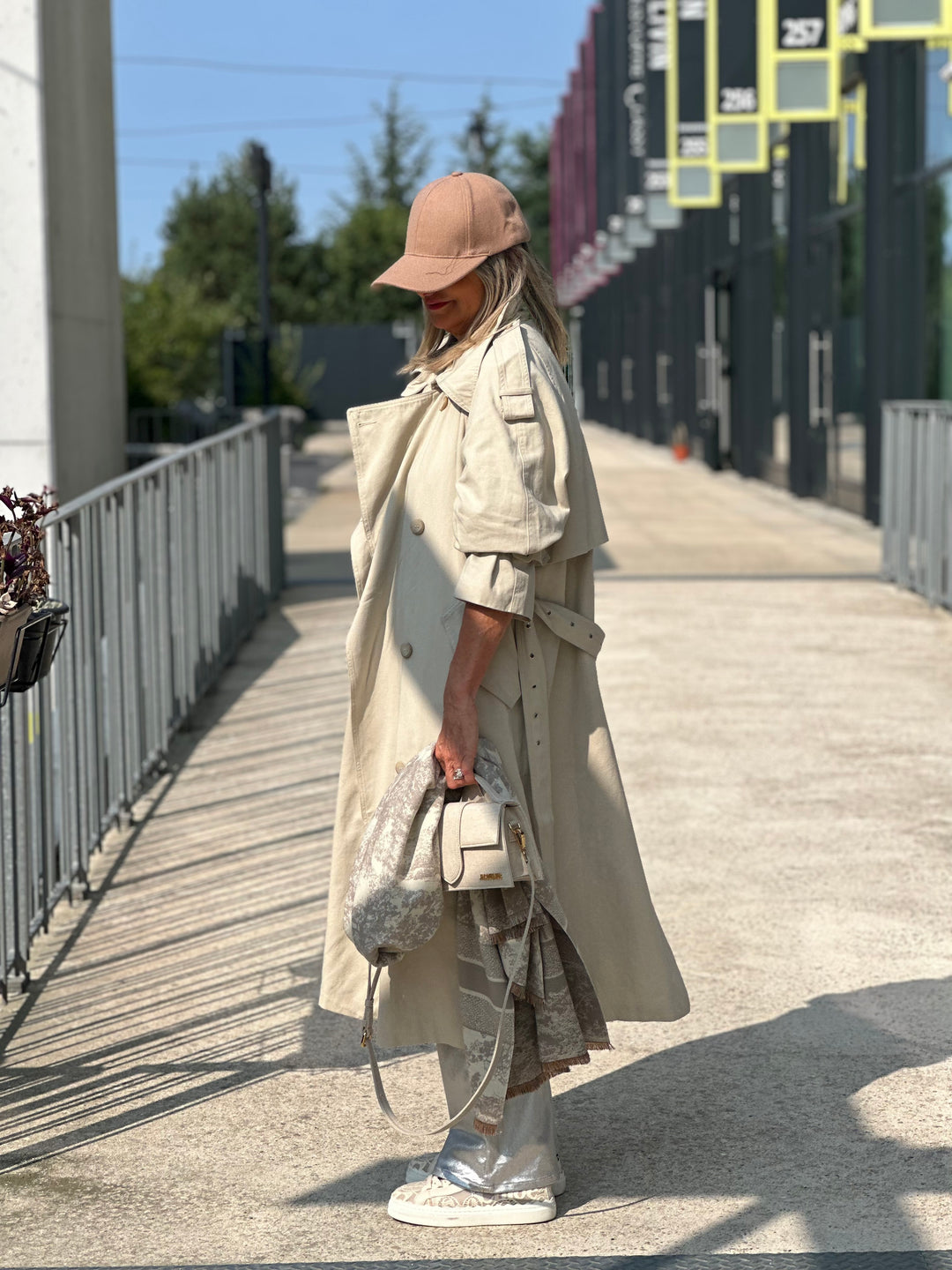 Trench coats en Jean beige