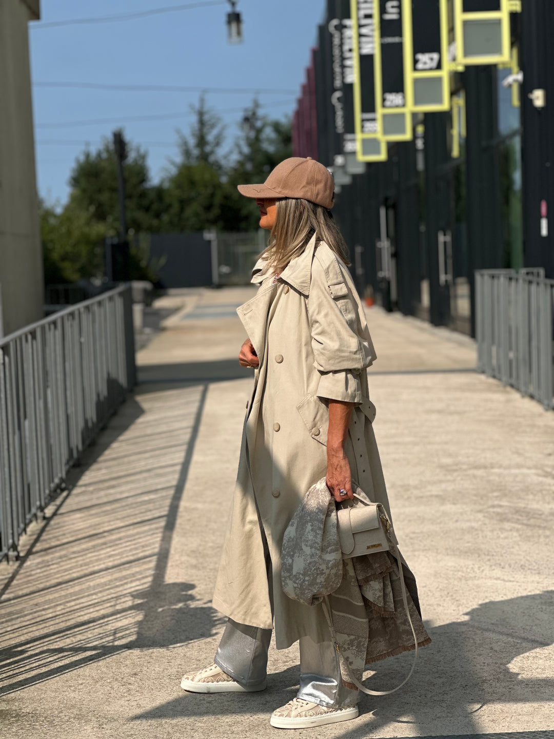 Trench coats en Jean beige