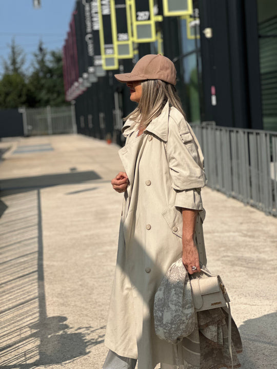 Trench coats en Jean beige