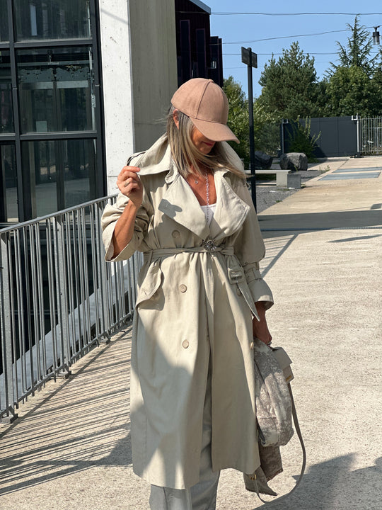 Trench coats en Jean beige