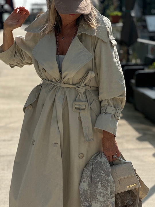 Trench coats en Jean beige