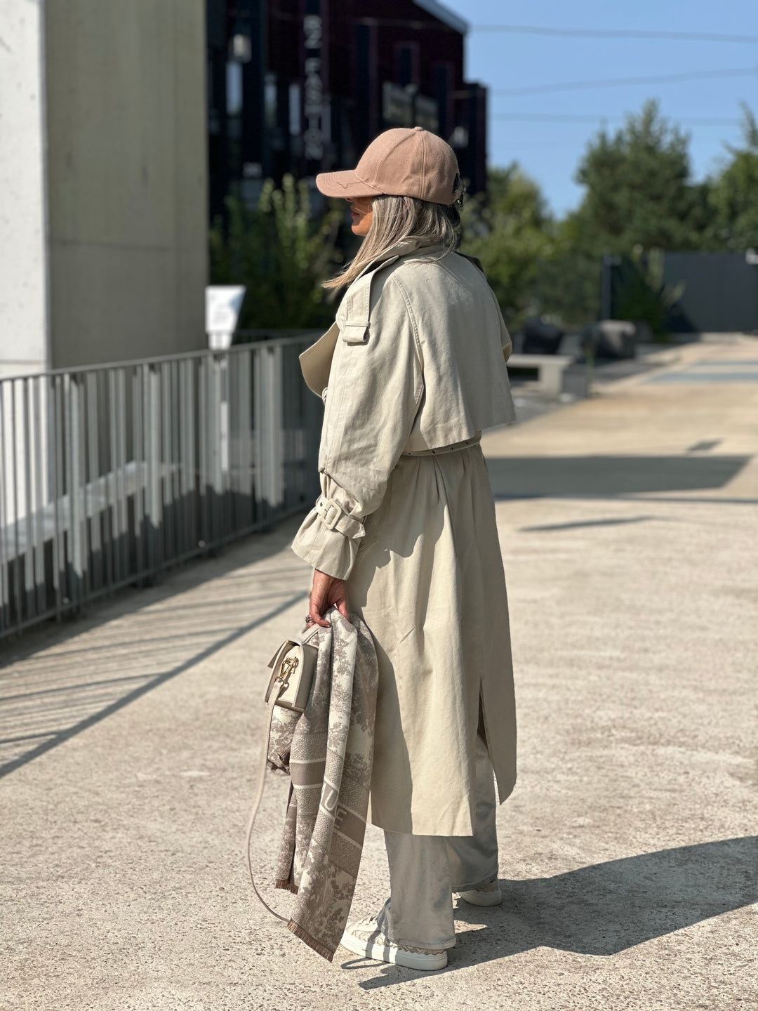 Trench coats en Jean beige