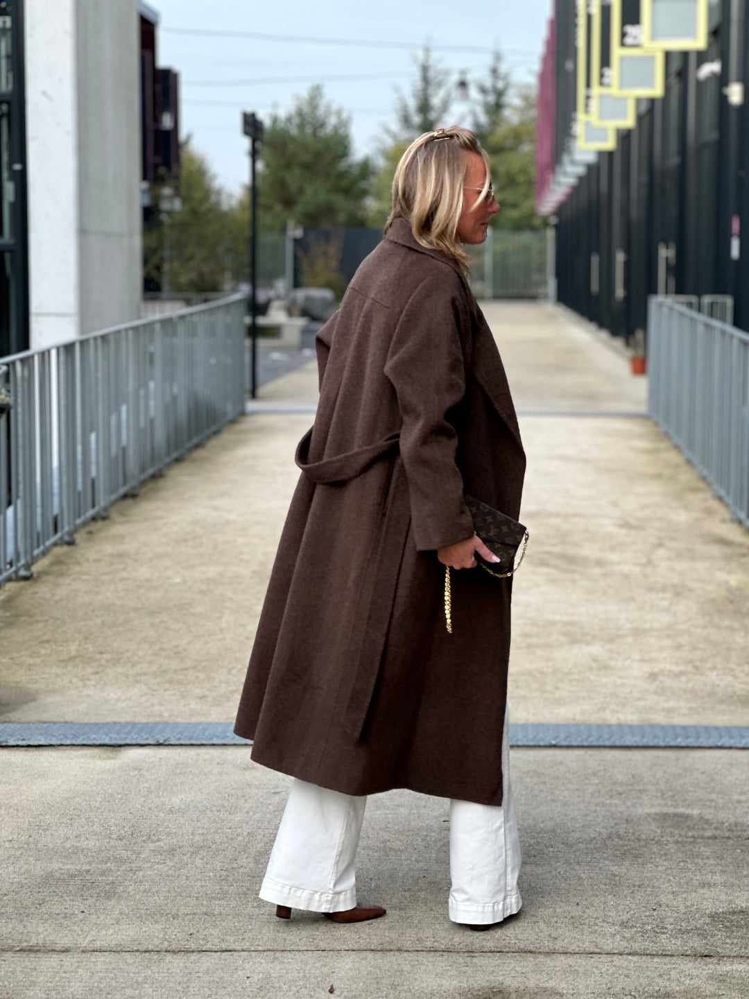 Manteau laine choco Mélodie ( 88050)