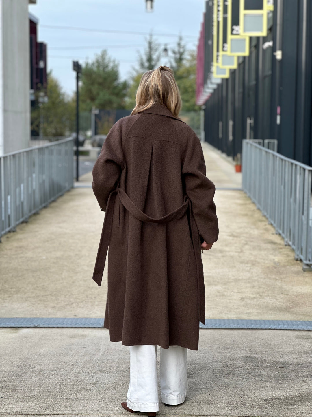 Manteau laine choco Mélodie ( 88050)