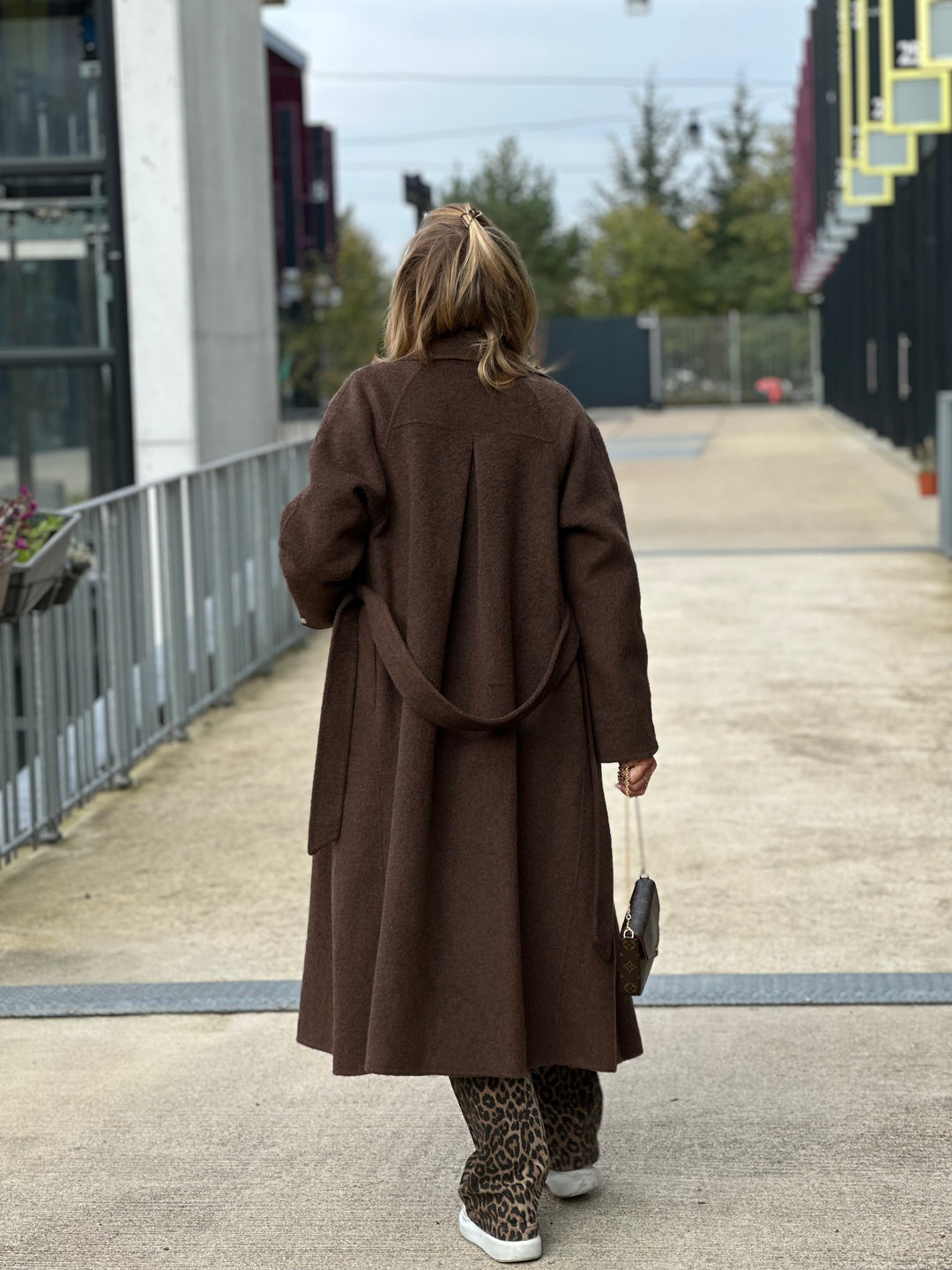 Manteau laine choco Mélodie ( 88050)