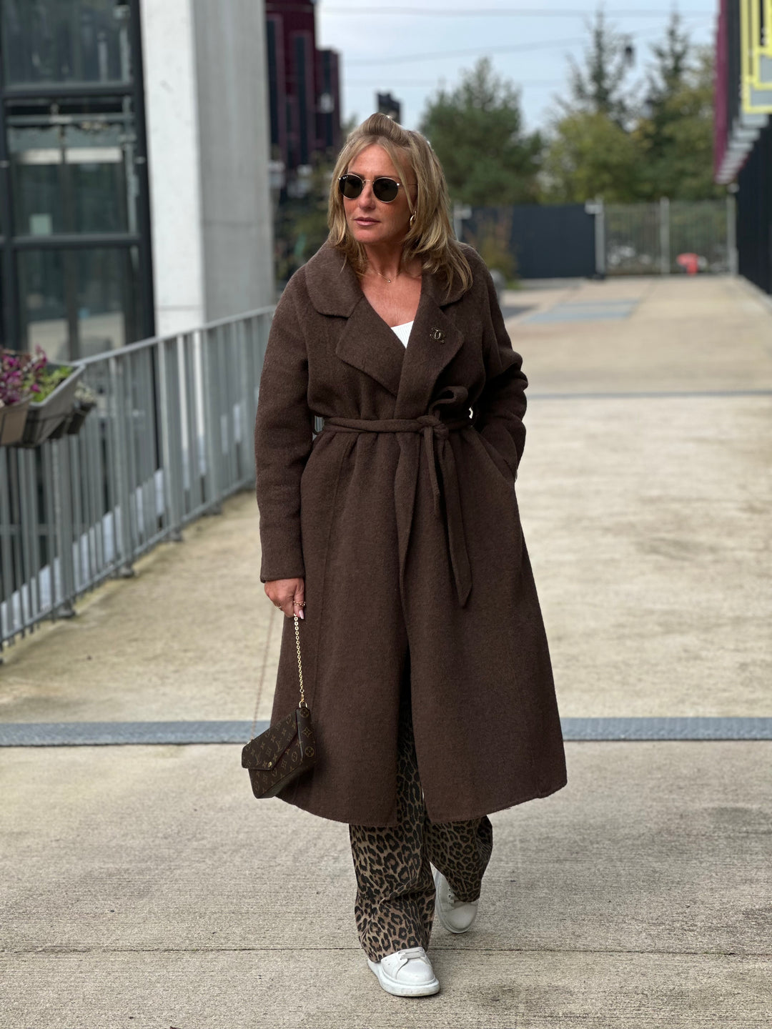 Manteau laine choco Mélodie ( 88050)