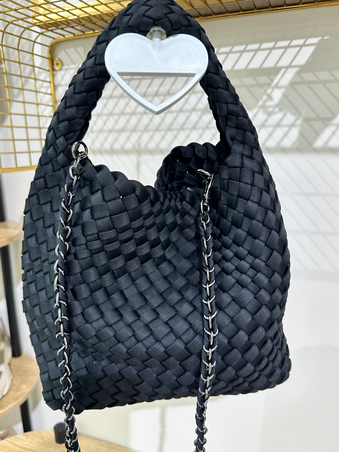 Sac tressé Noir