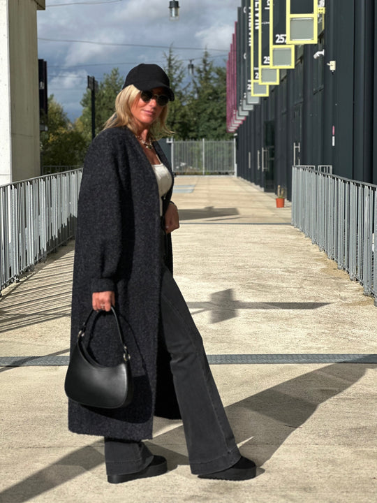 Gilet lainer oversize Noir