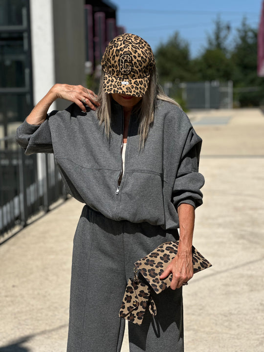 Ensemble Sweat/jogging gris foncé