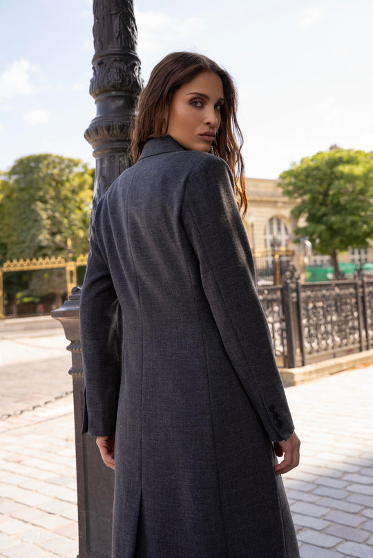 Manteau coutume Gris