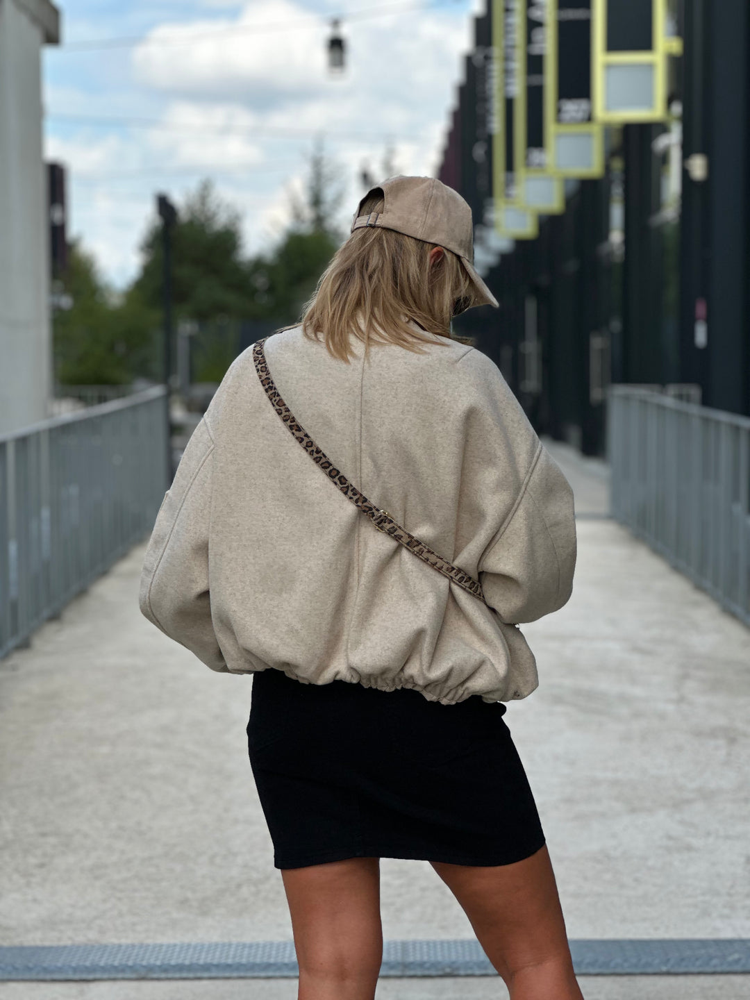 Bomber lainer beige Sounia