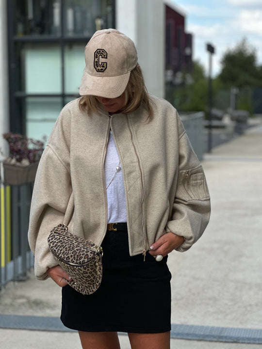 Bomber lainer beige Sounia