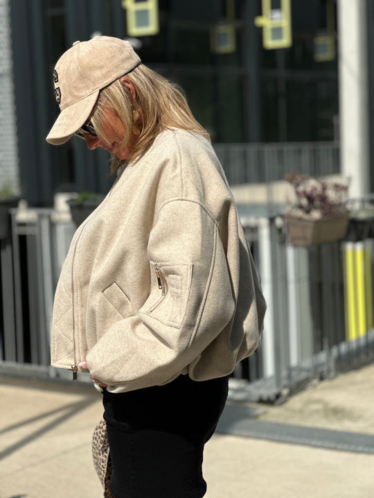 Bomber lainer beige Sounia