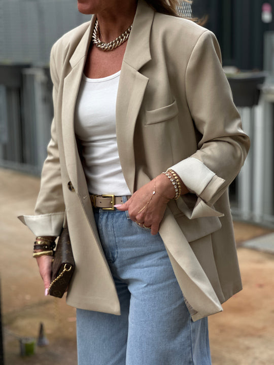 Veste beige manches rêver Silvia 24747