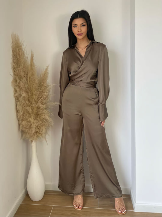 Ensemble satin Taupe / 1190