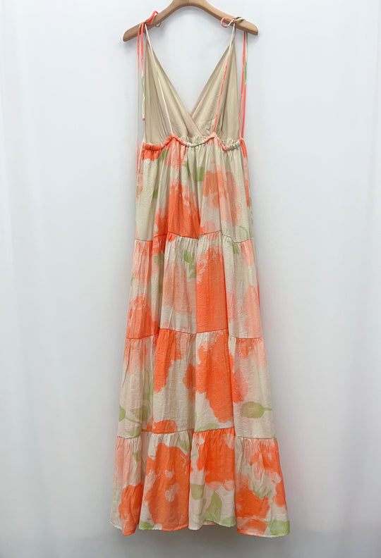 Robe été orange