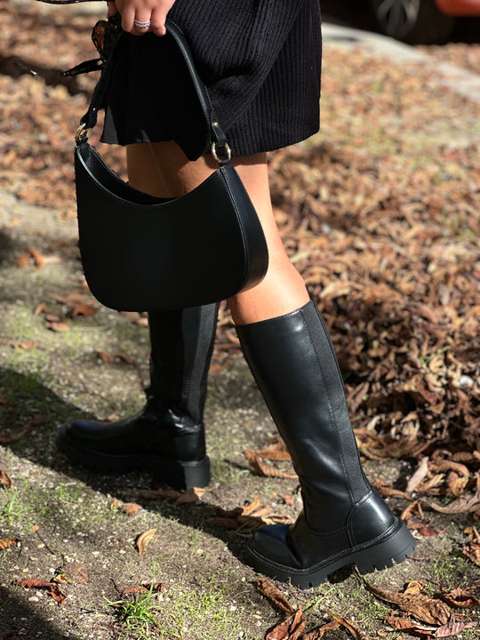 Boots élastique Jade Noir (5825)