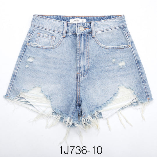 Short jean déchiré