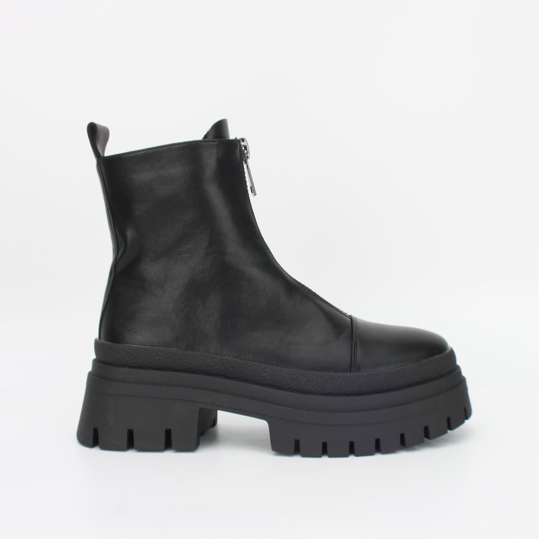 Bottines noir Zipper