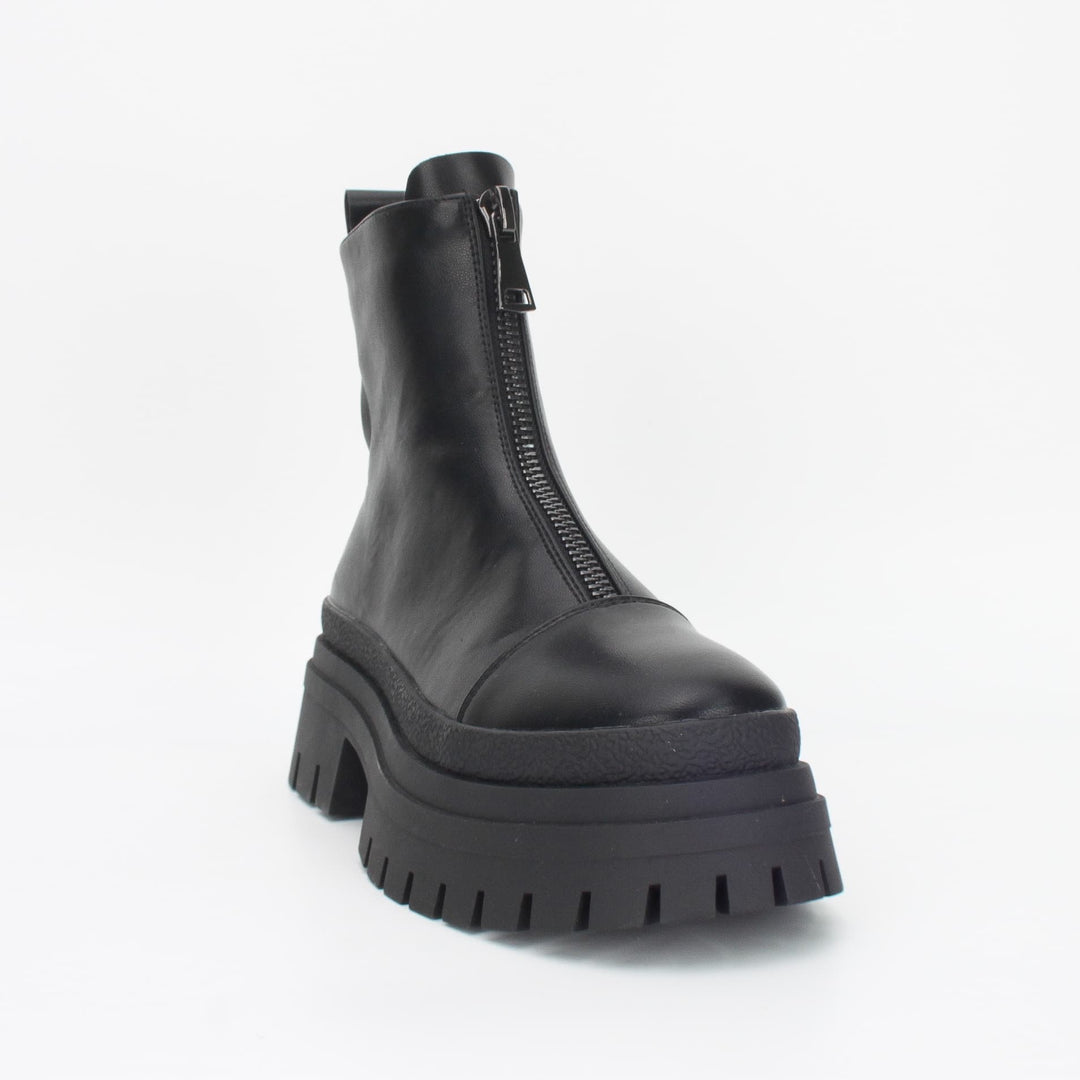 Bottines noir Zipper