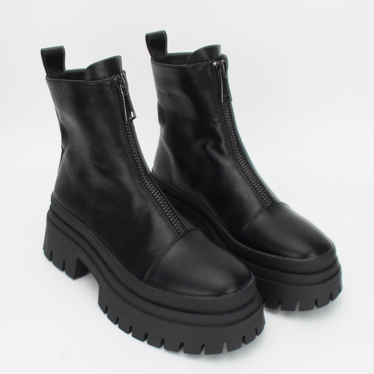 Bottines noir Zipper