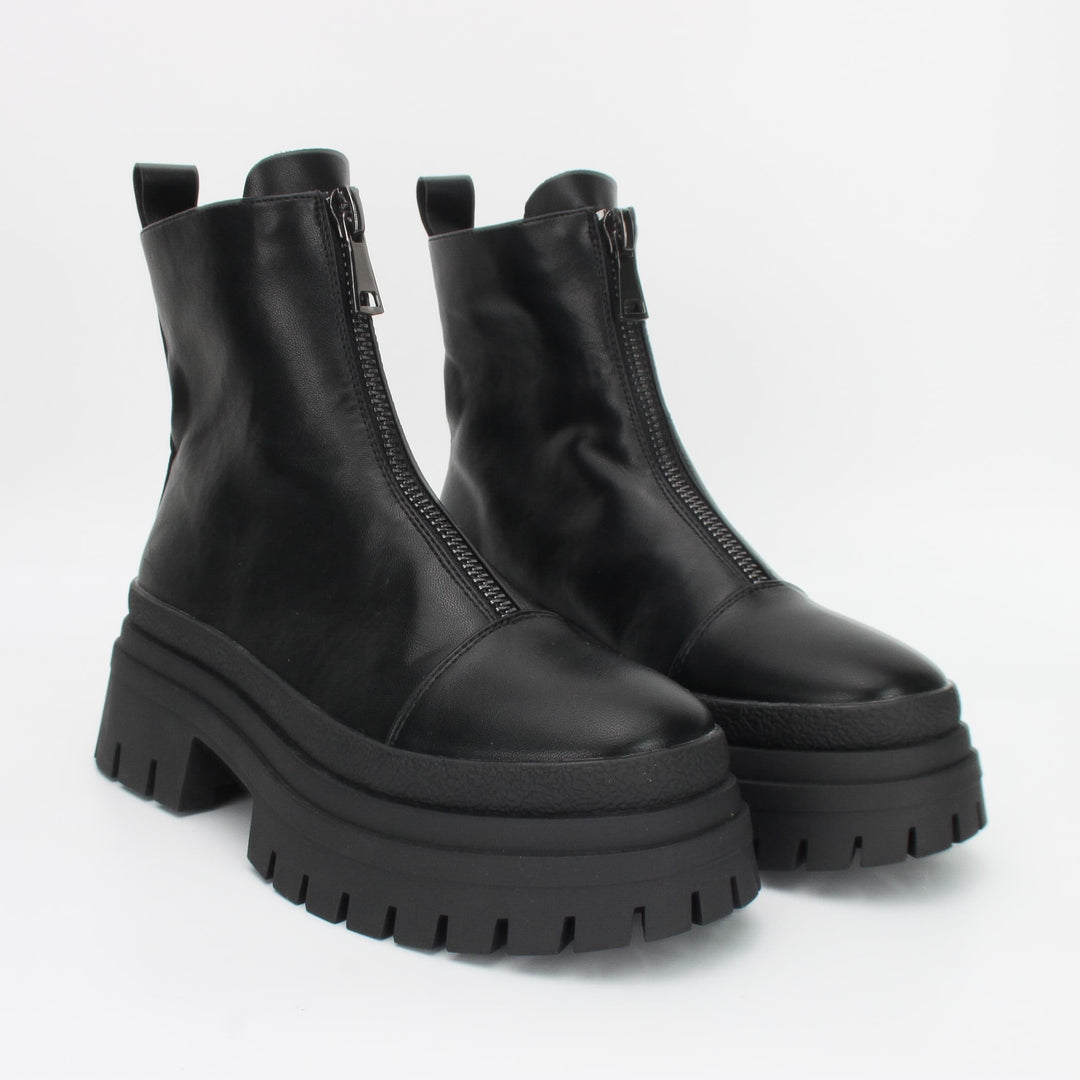 Bottines noir Zipper