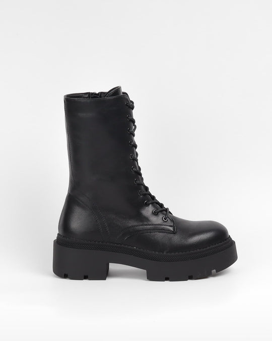 Bottines noir lacets