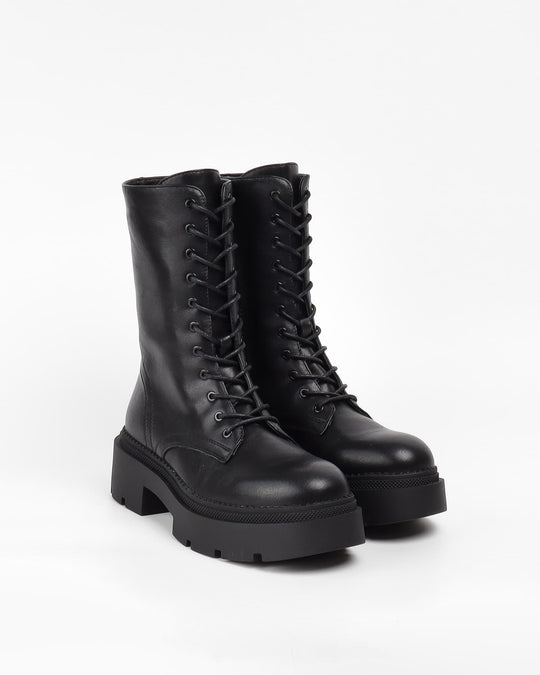 Bottines noir lacets