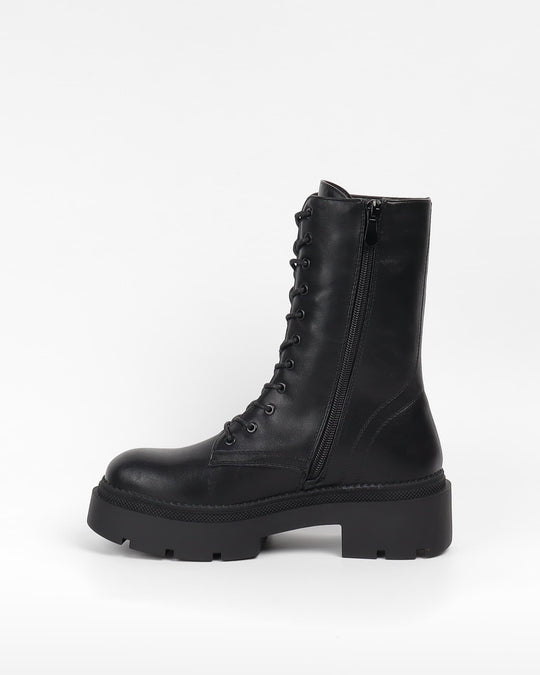 Bottines noir lacets