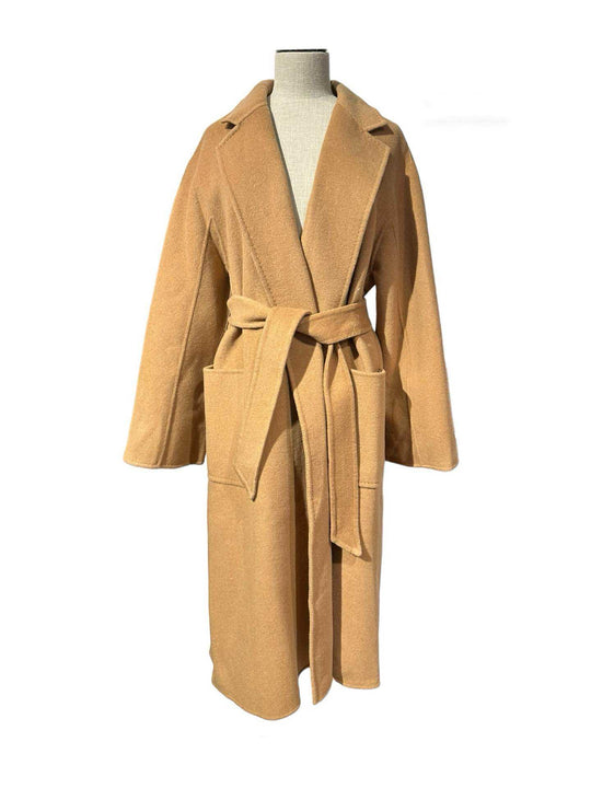 Manteau laine Camel Lesly