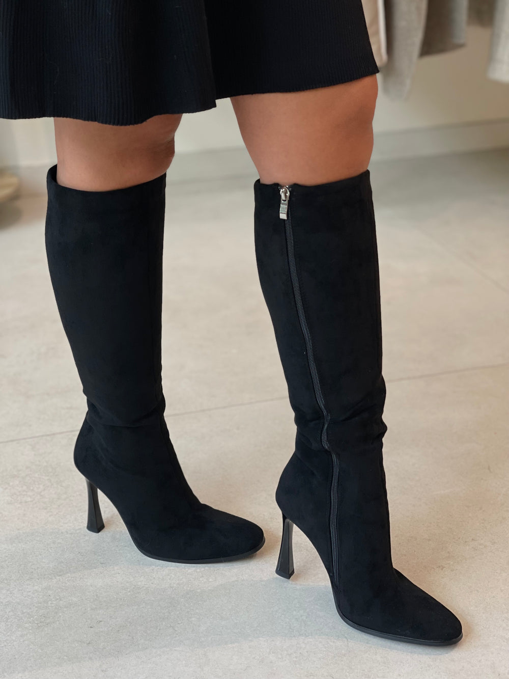 Boots daim talon Hélène