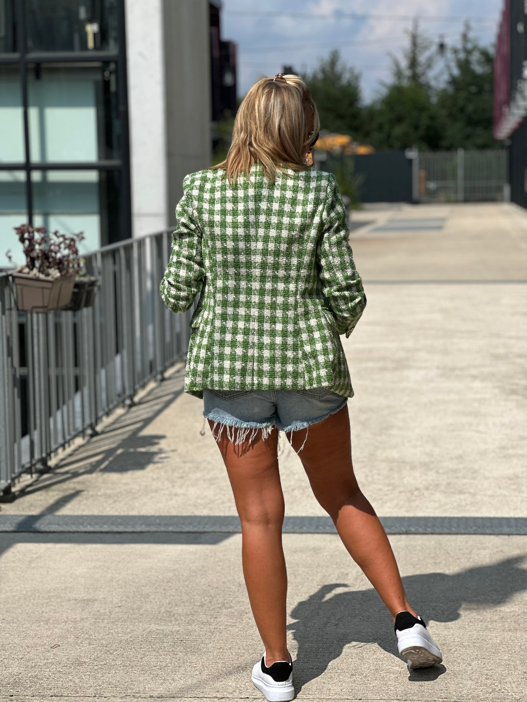 Veste tweed Vert/beige Summer