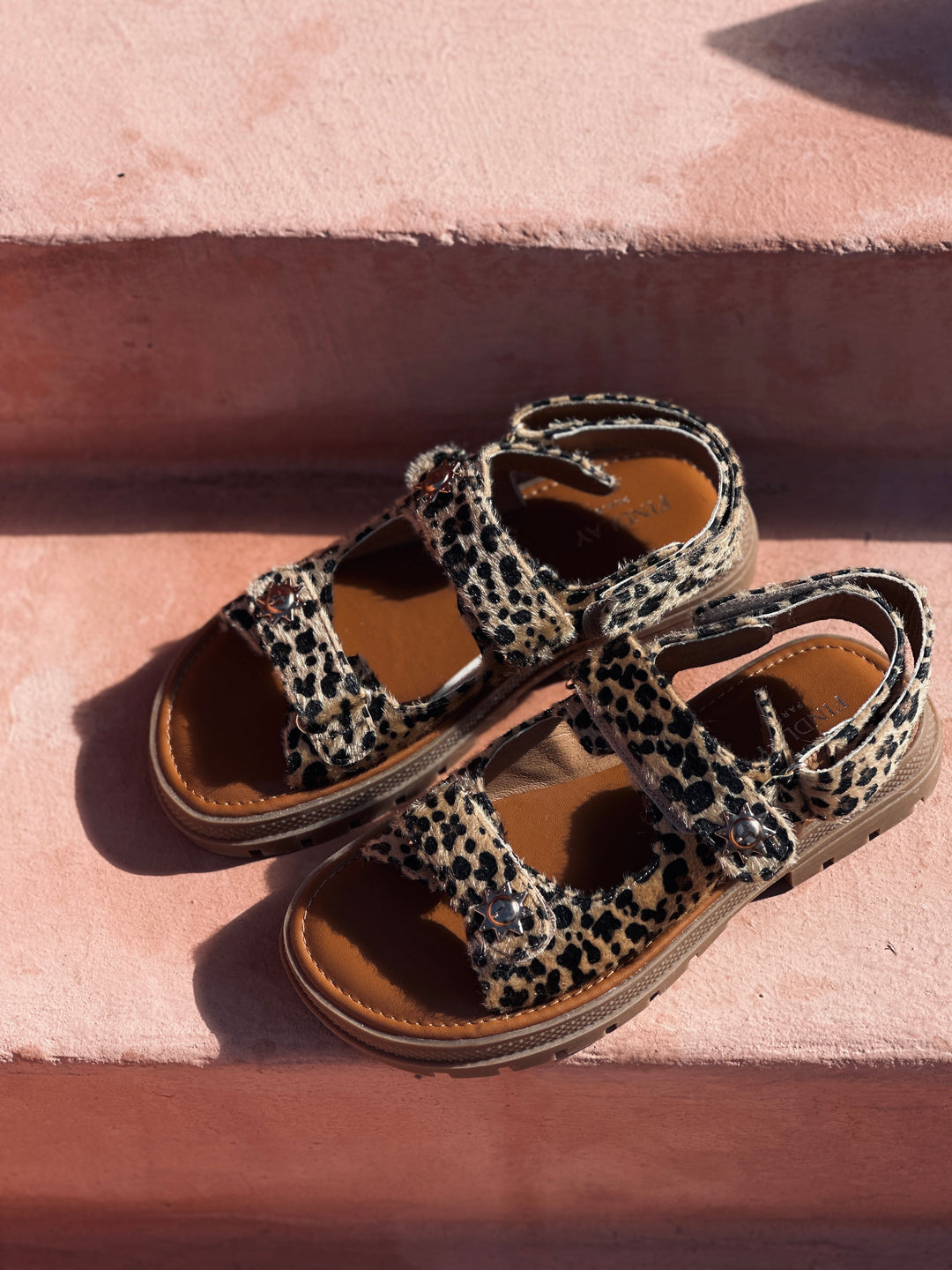 Sandal plate forme leopard/8-1995