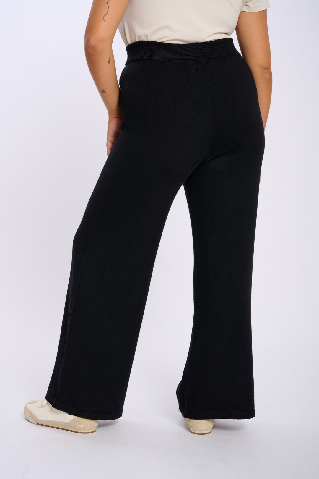 PANTALON MAILLE SOPHIE NOIR(40 au 50)